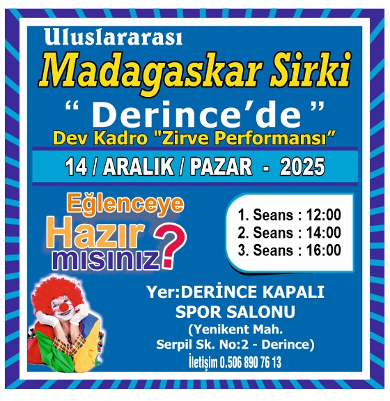 Madagaskar Sirki - Büyülü Dünya Turu - Derince