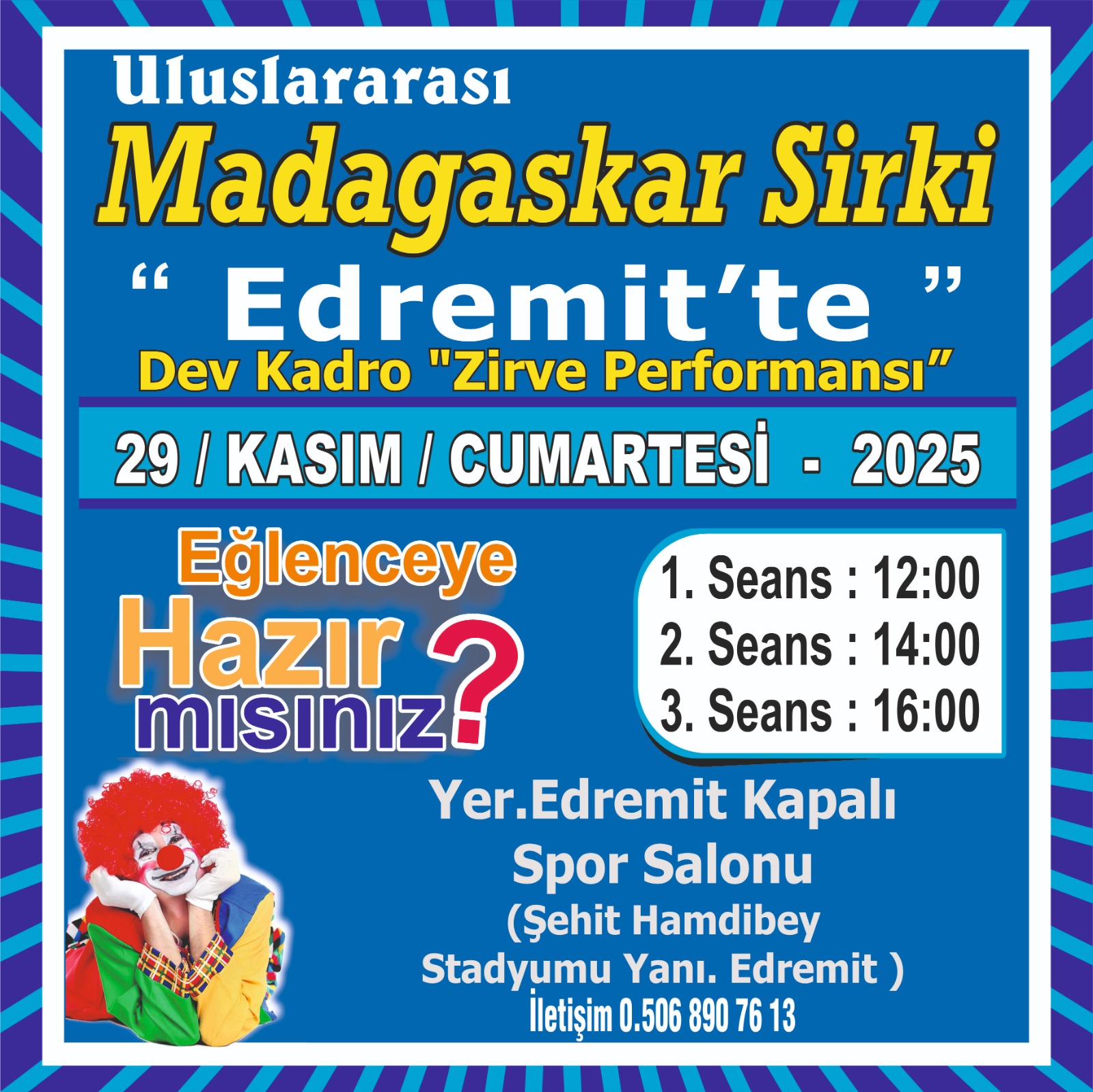 Madagaskar Sirki - Büyülü Dünya Turu - Edremit