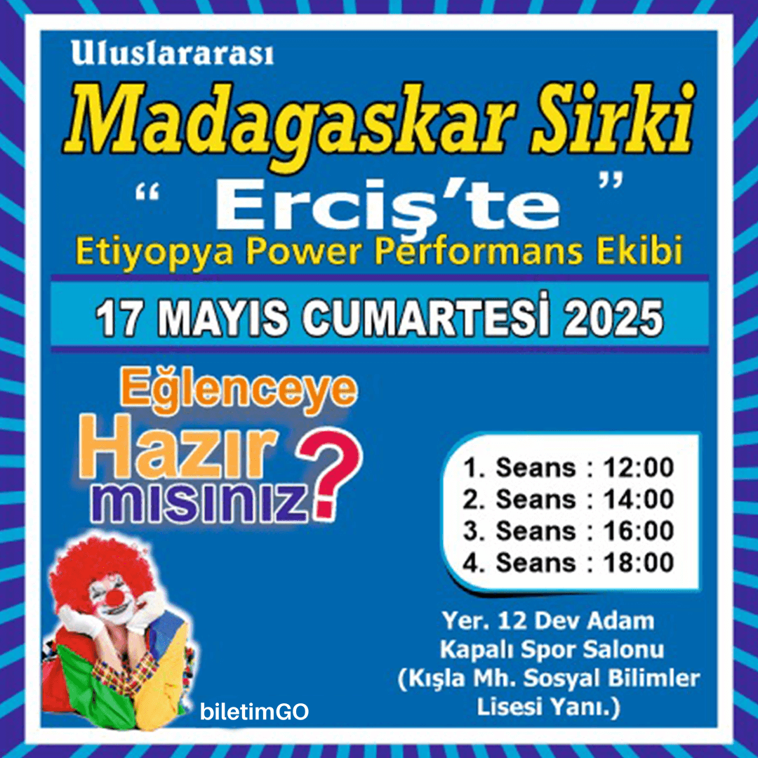Madagaskar Sirki - Büyülü Dünya Turu - Erciş