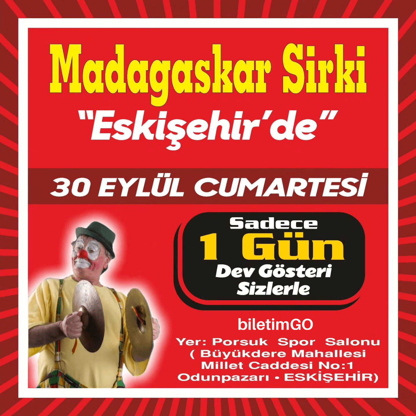 Madagaskar Sirki Büyülü Dünya Turu - Eskişehir