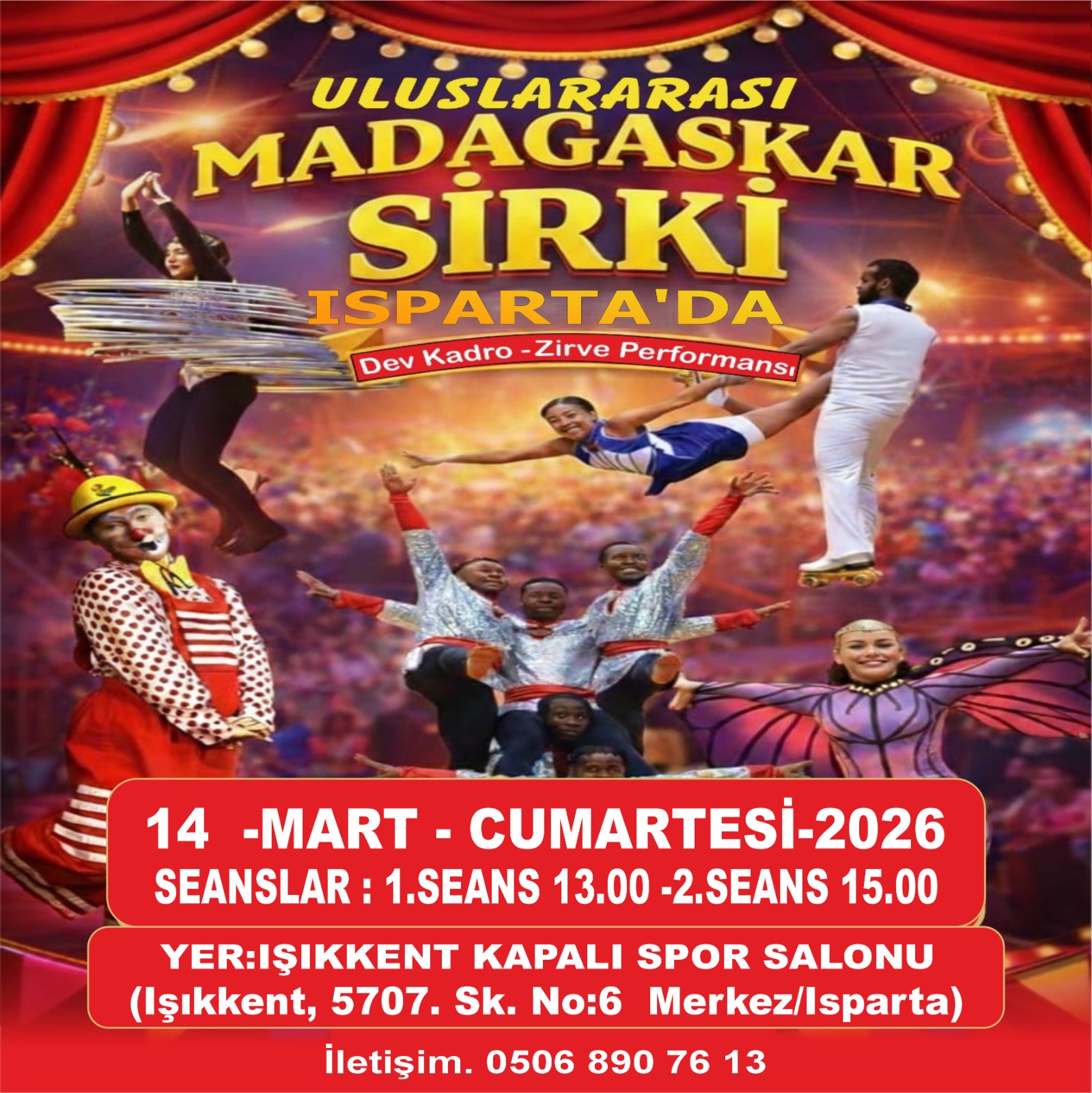 Madagaskar Sirki - Büyülü Dünya Turu - Isparta