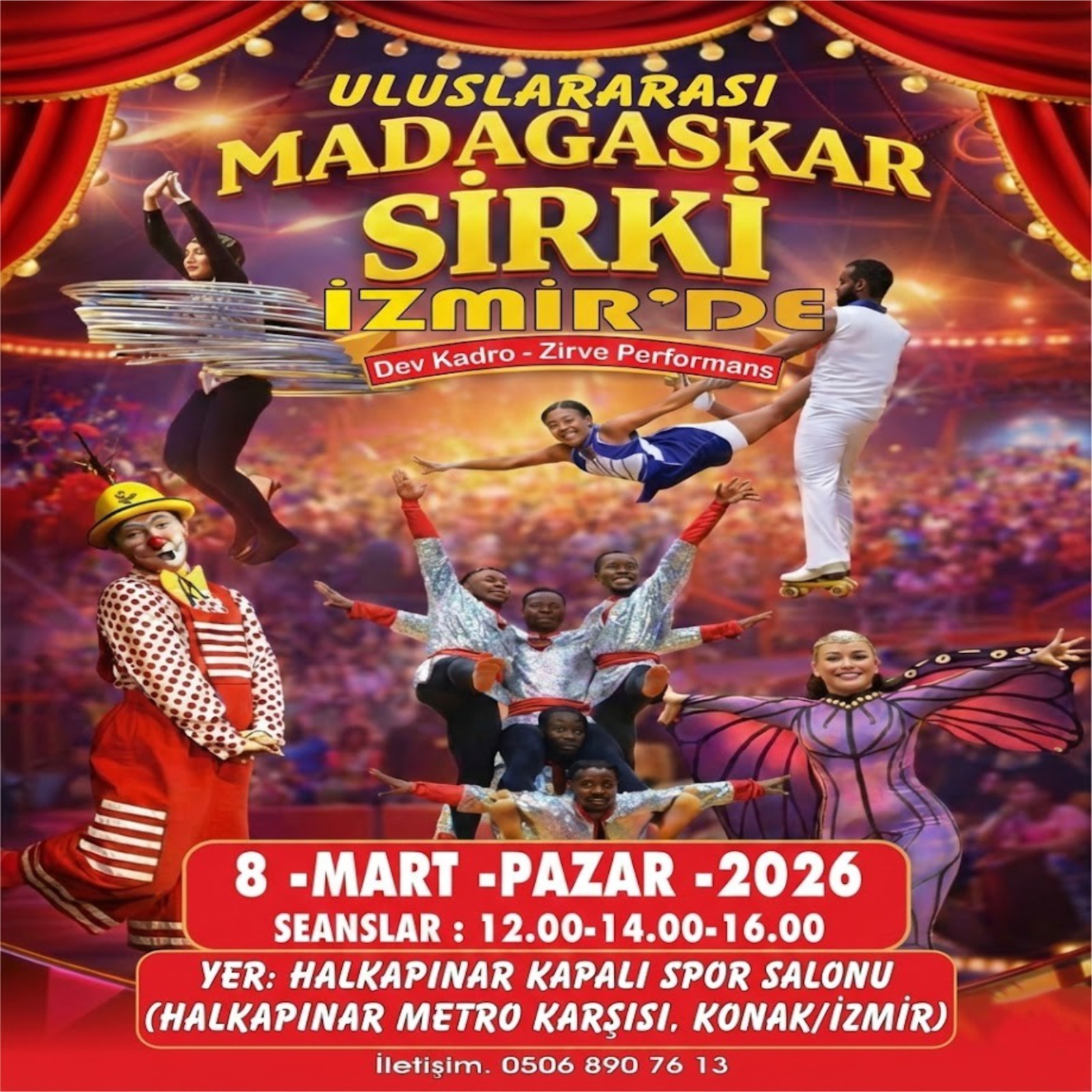Madagaskar Sirki - Büyülü Dünya Turu - İzmir