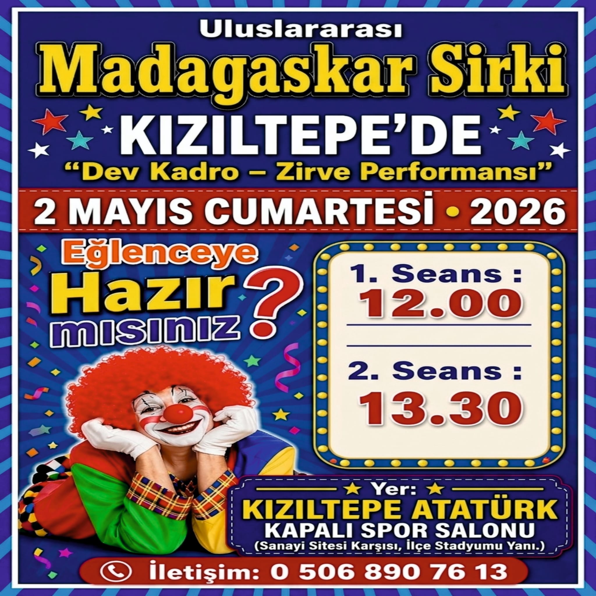 Madagaskar Sirki - Büyülü Dünya Turu - Kızıltepe