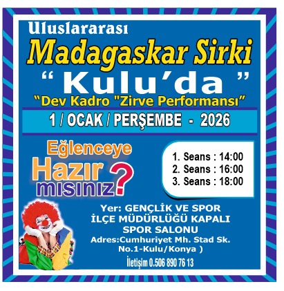 Madagaskar Sirki - Büyülü Dünya Turu - Kulu