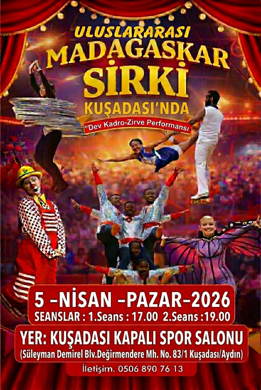 Madagaskar Sirki - Büyülü Dünya Turu - Kuşadası