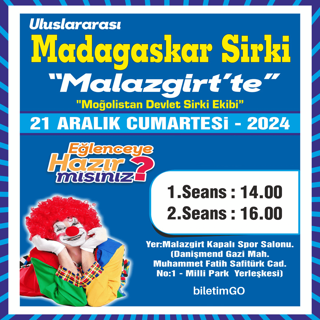 Madagaskar Sirki - Büyülü Dünya Turu - Malazgirt