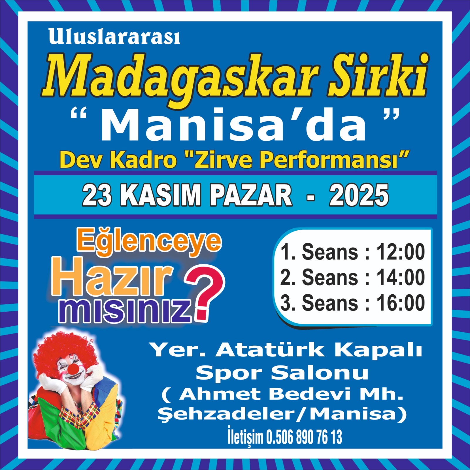 Madagaskar Sirki - Büyülü Dünya Turu - Manisa