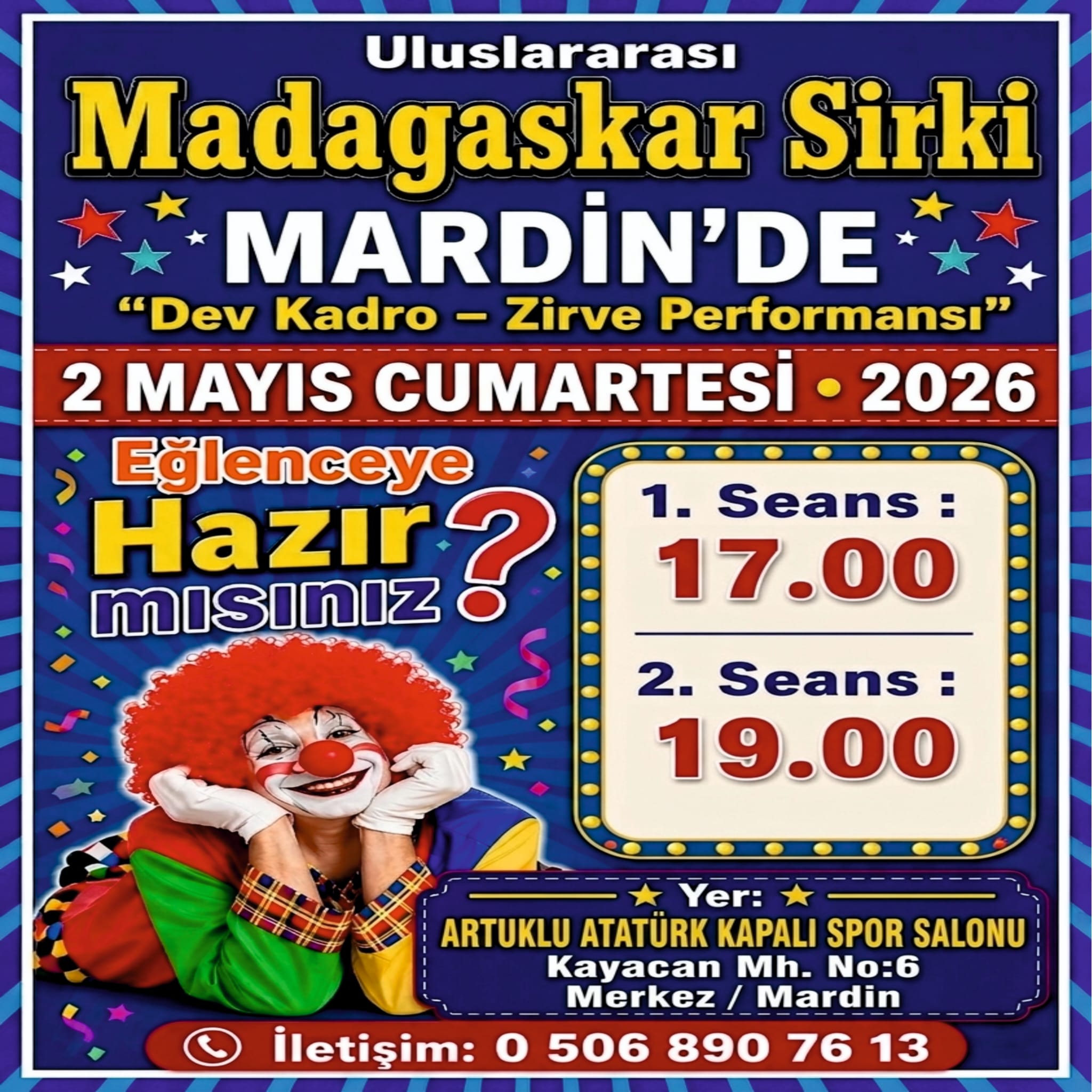 Madagaskar Sirki - Büyülü Dünya Turu - Mardin
