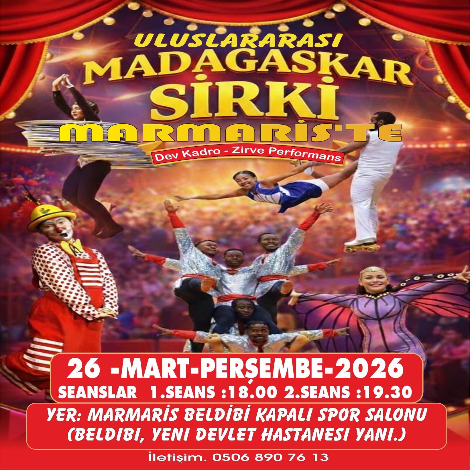 Madagaskar Sirki - Büyülü Dünya Turu - Marmaris
