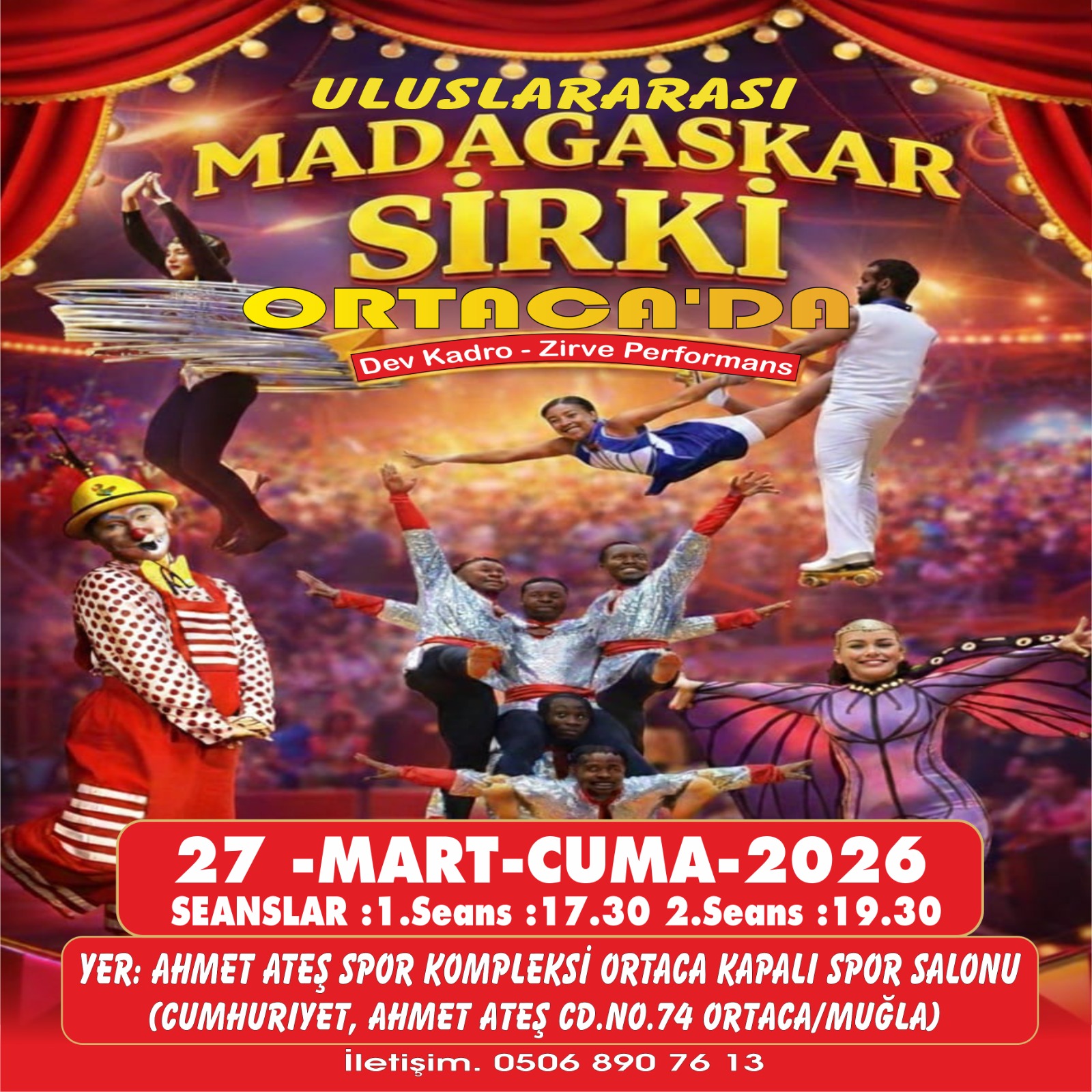 Madagaskar Sirki - Büyülü Dünya Turu - Ortaca