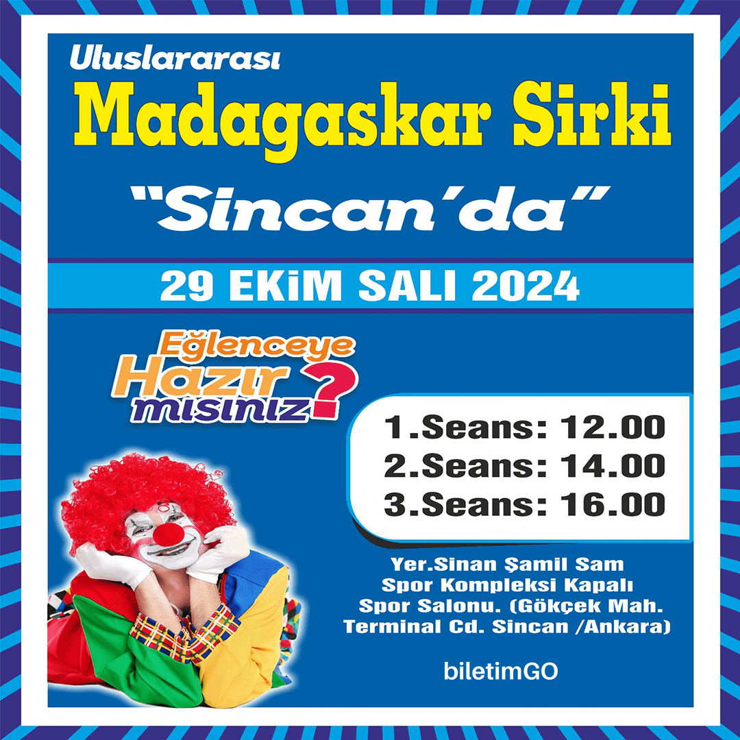 Madagaskar Sirki - Büyülü Dünya Turu - Sincan