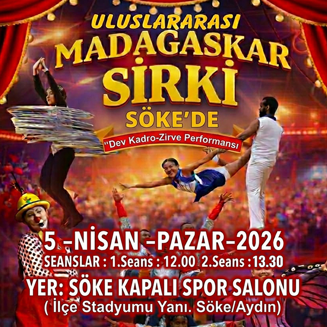 Madagaskar Sirki - Büyülü Dünya Turu - Söke
