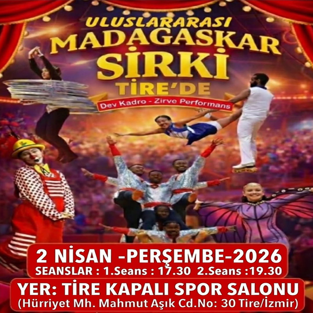 Madagaskar Sirki - Büyülü Dünya Turu - Tire