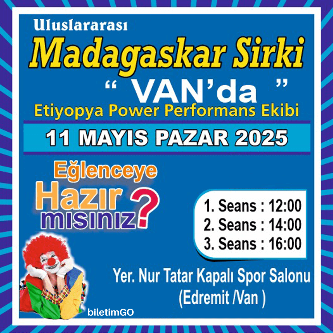 Madagaskar Sirki - Büyülü Dünya Turu - Van