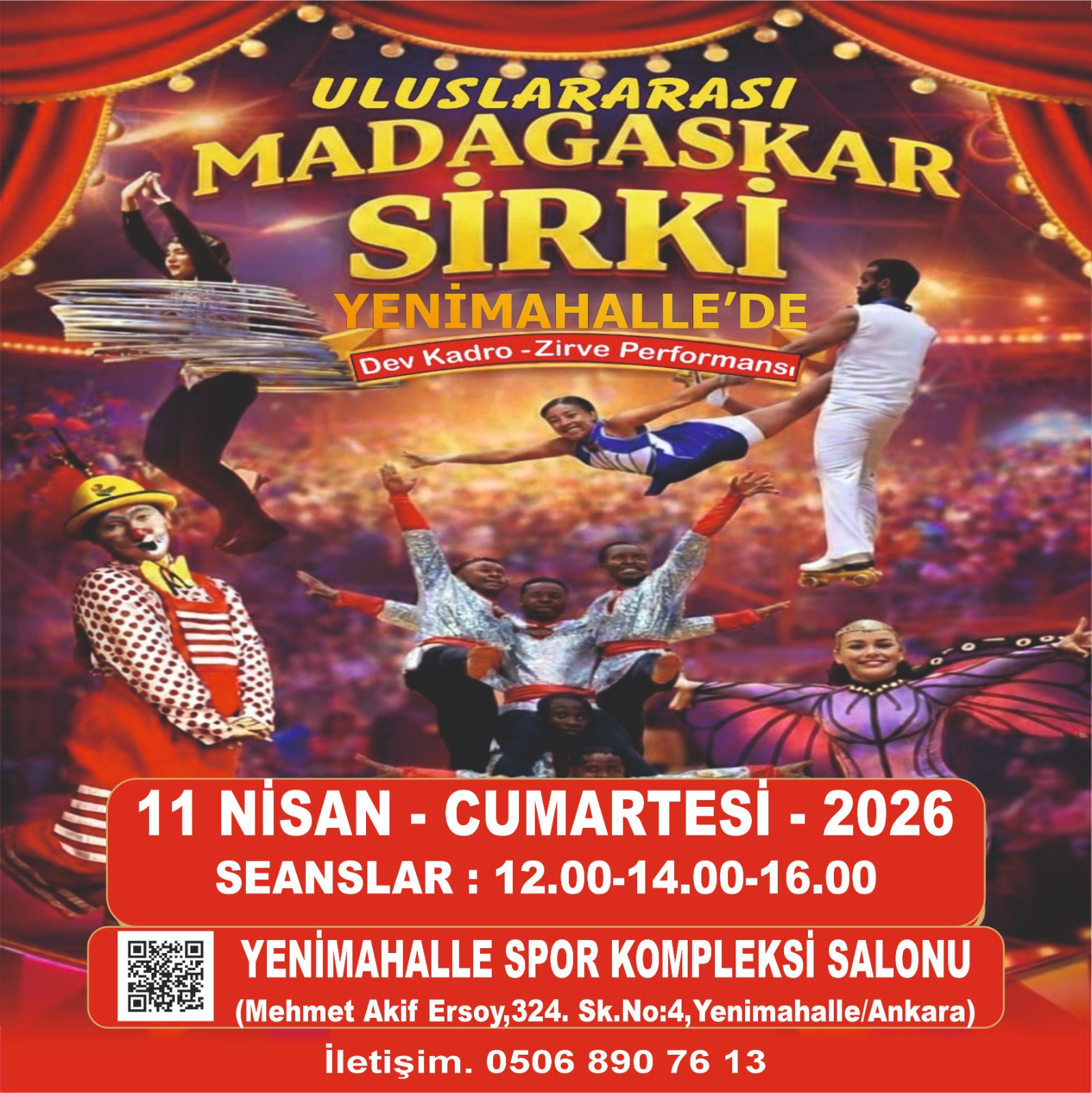 Madagaskar Sirki - Büyülü Dünya Turu - Yenimahalle