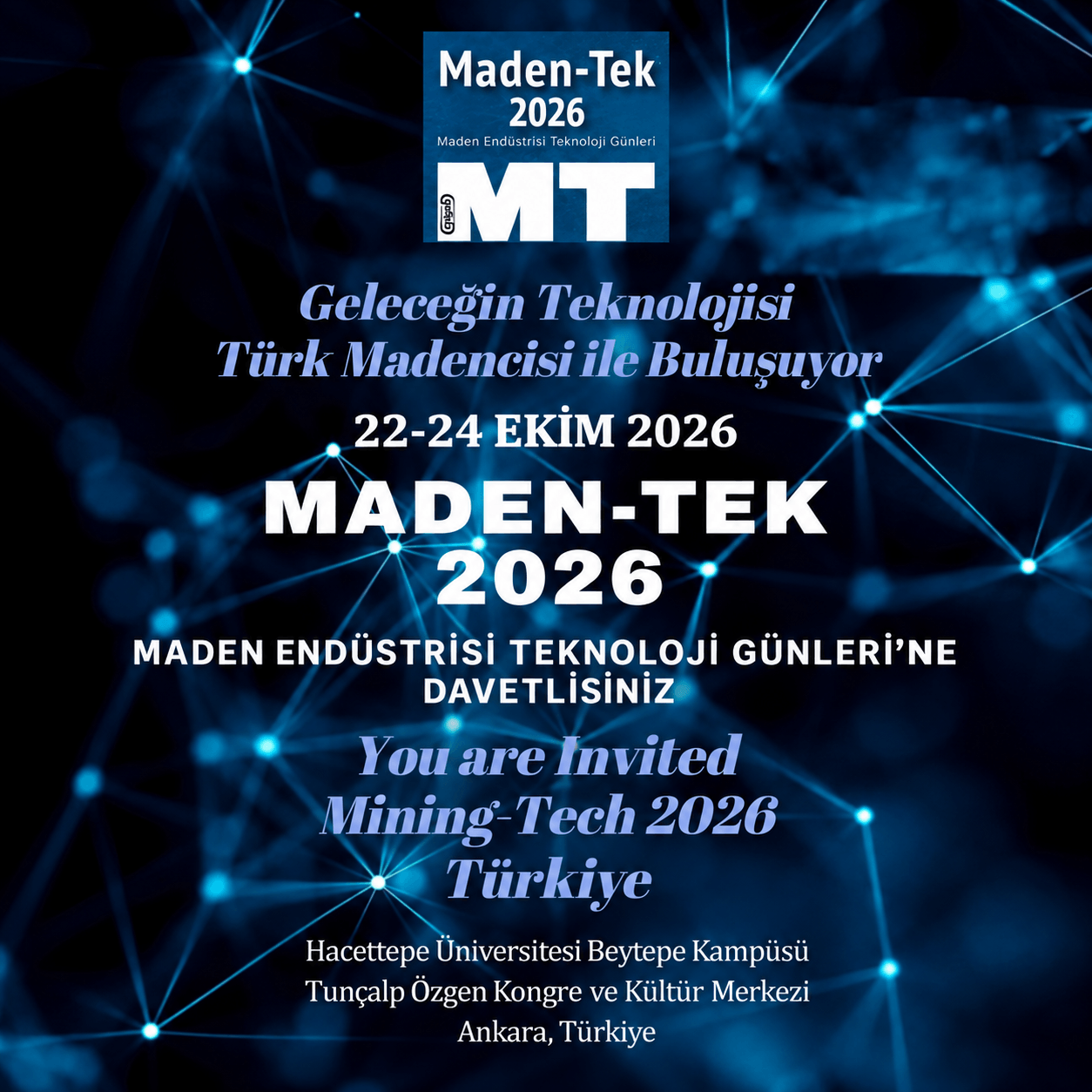 Maden-Tek 2026 – Maden Endüstrisi Teknoloji Günleri