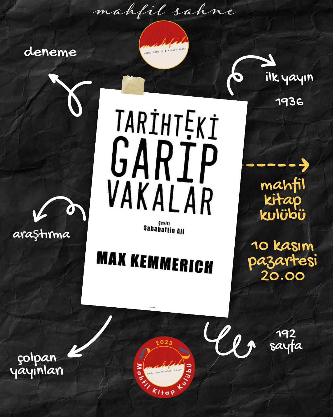 Mahfil Kitap Kulübü Toplantısı