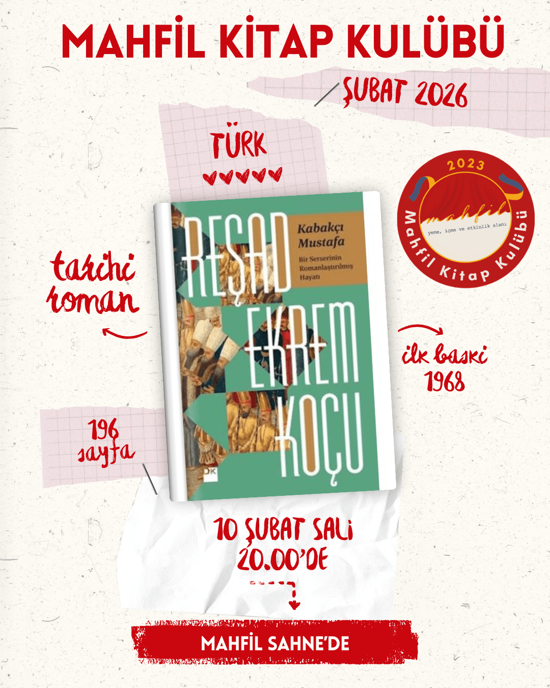Mahfil Kitap Kulübü Toplantısı