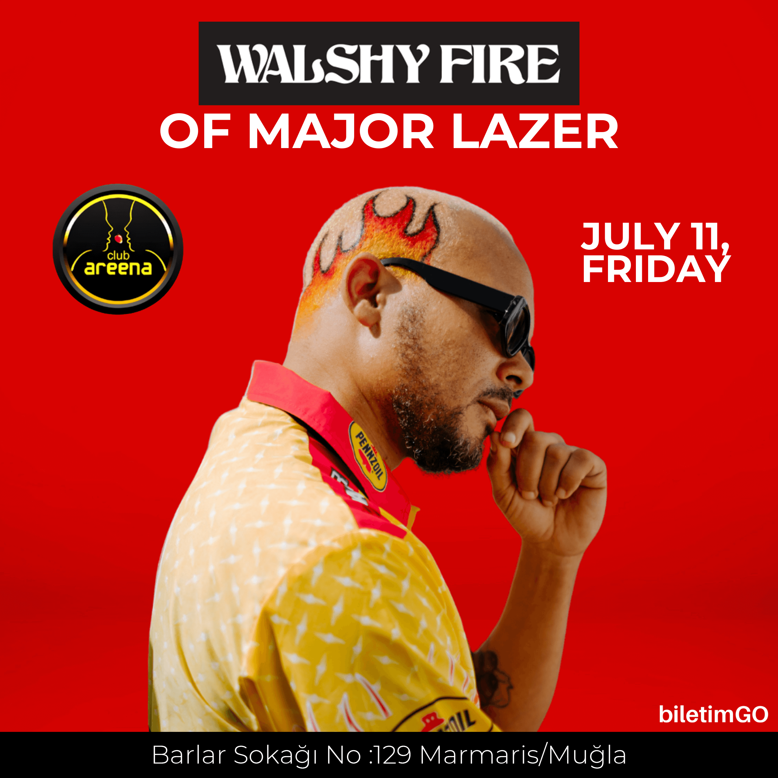 Major Laser Walshy Fire - Club Areena