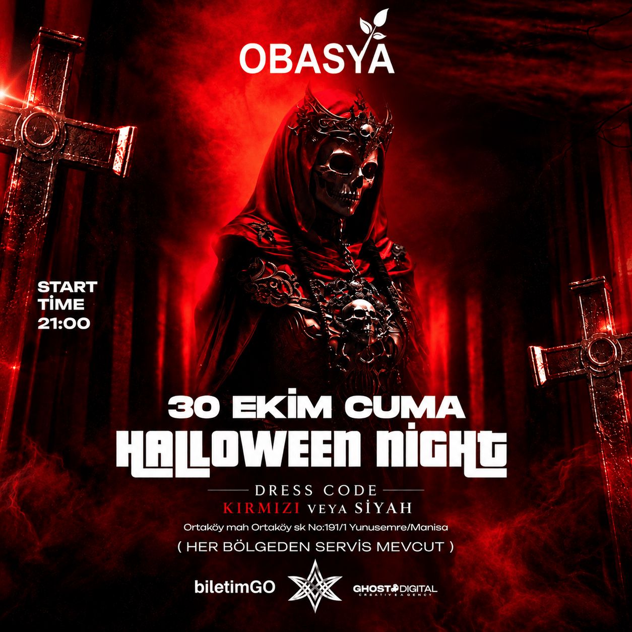 Manisa Halloween Party Obasya Otel