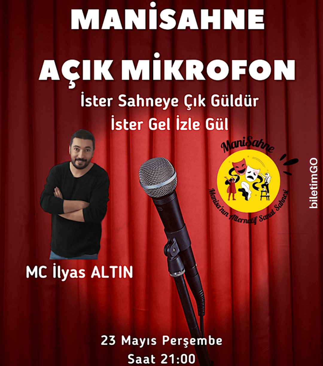 ManiSahne Açık Mikrofon Stand-Up / İlyas Altın