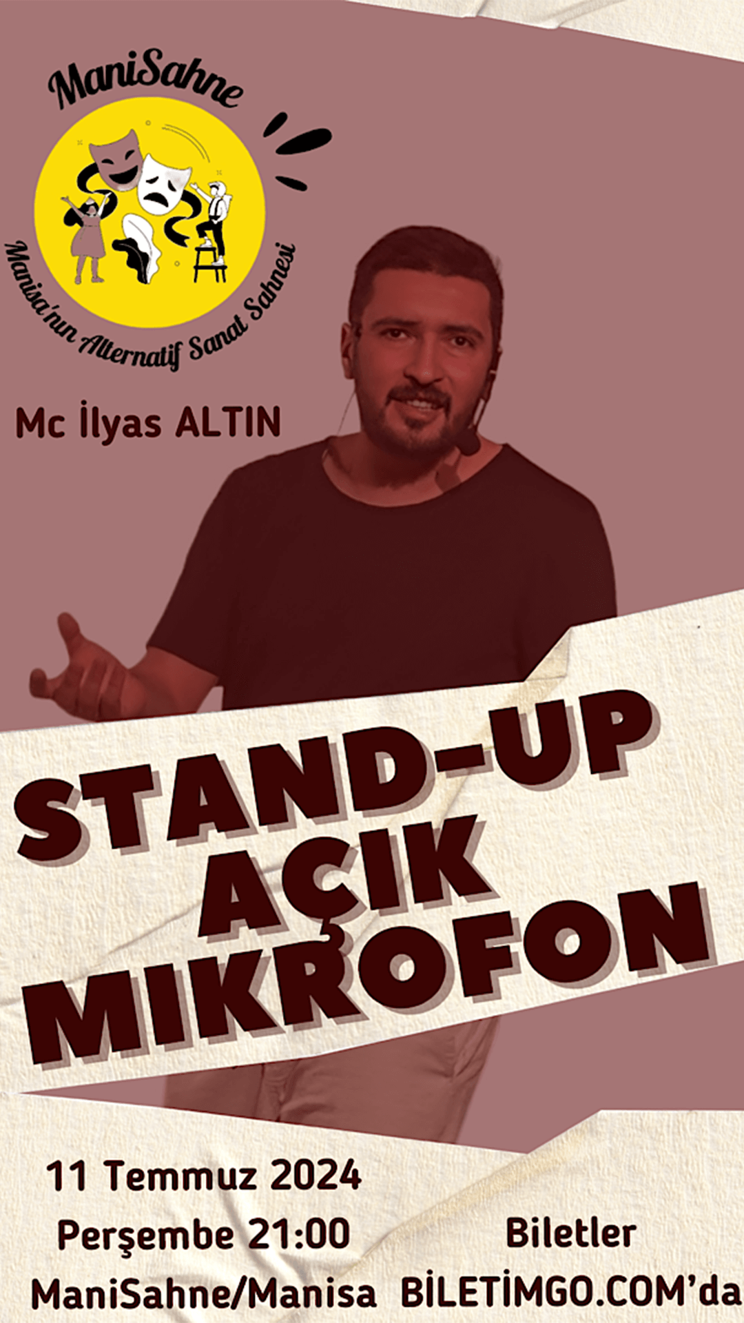 ManiSahne Stand-Up Açık Mikrofon