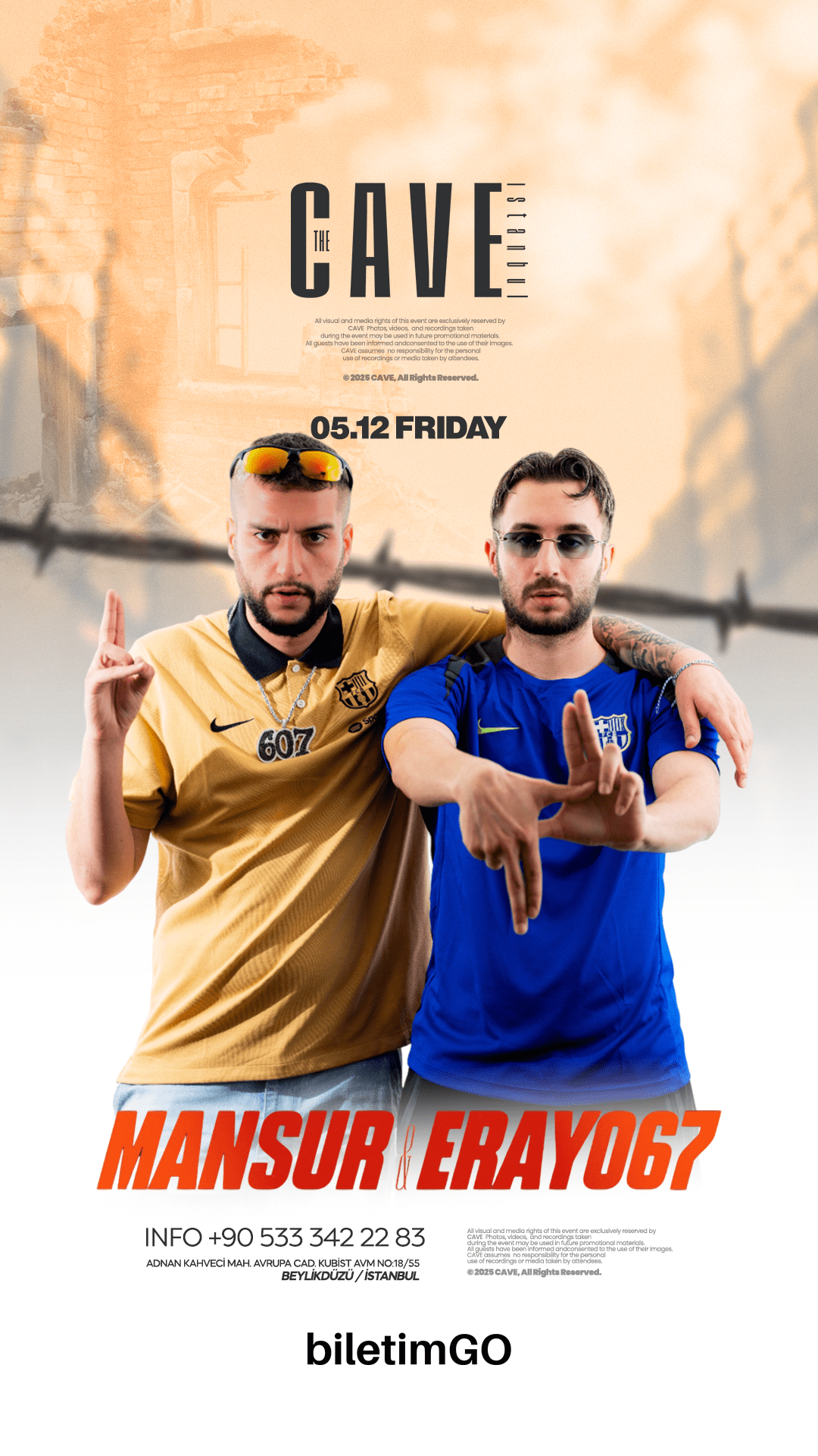 ERAY067 & MANSUR CAVE İstanbul Konseri
