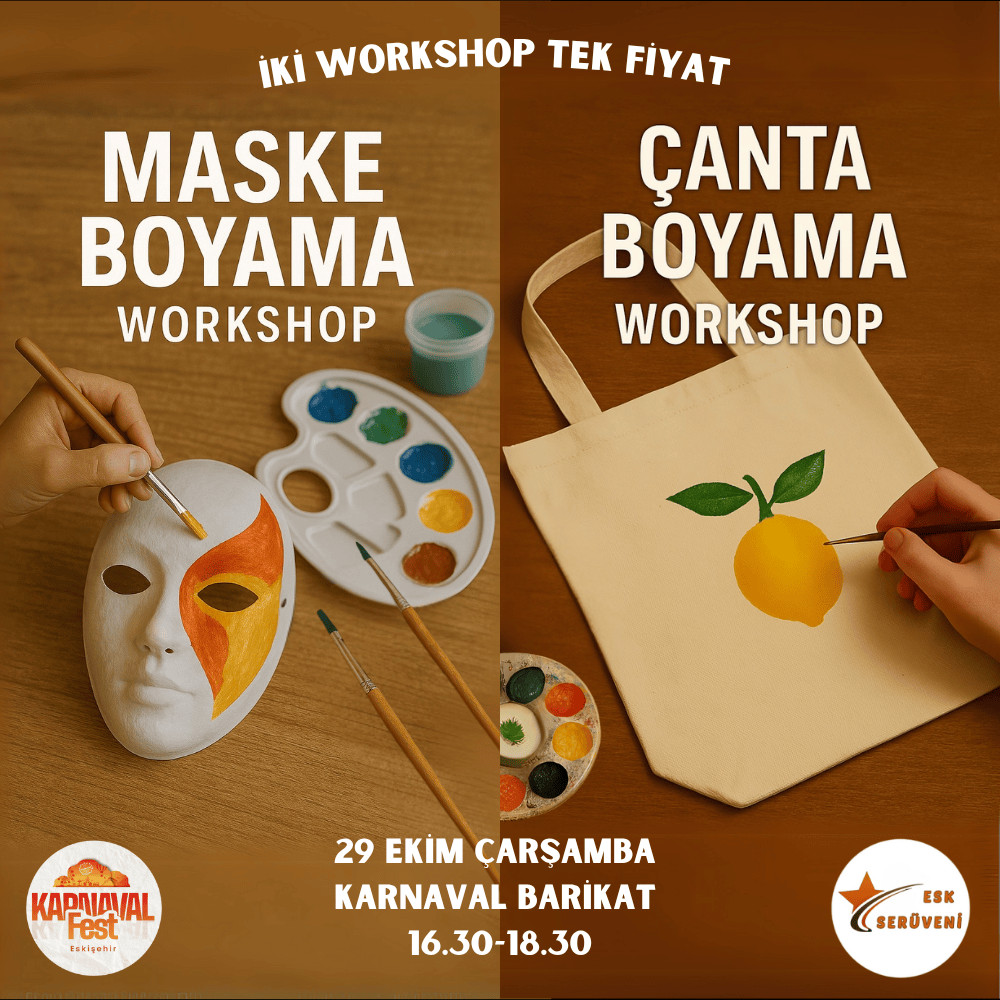Maske ve Çanta Boyama Workshop