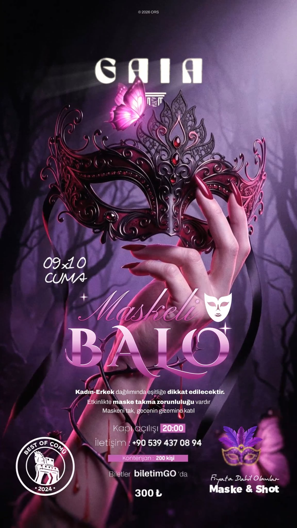 MASKELİ BALO ÇOMÜ