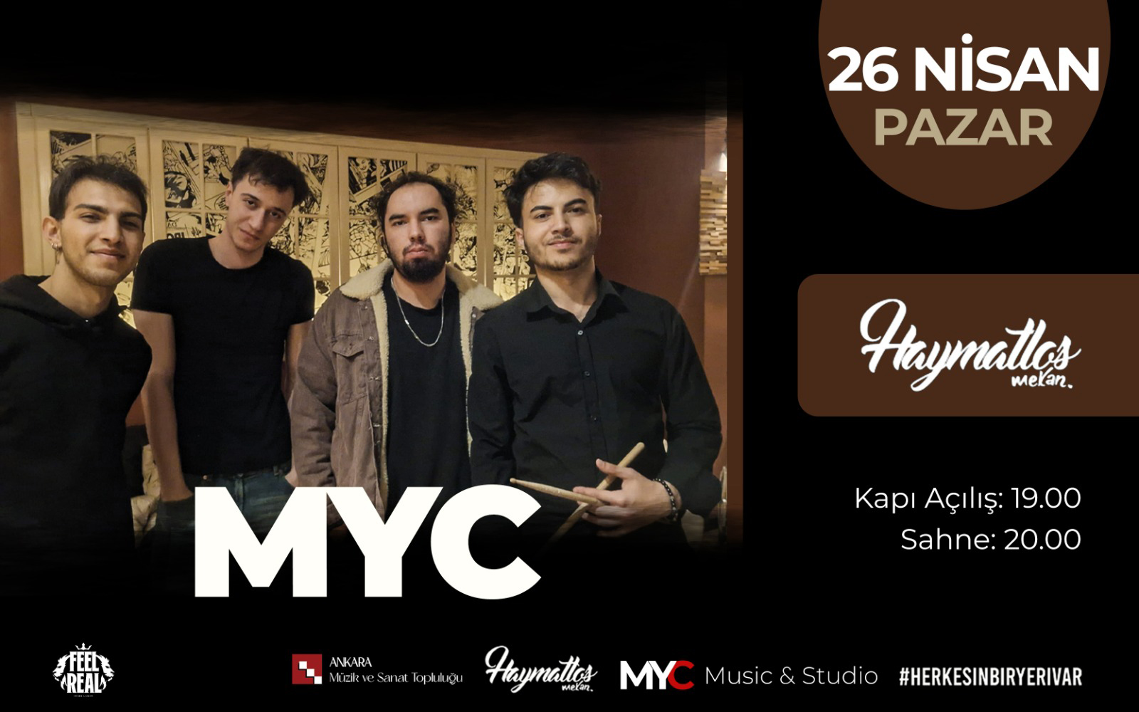 Mert Yaşar Cengiz "Indie Rock" Konseri | Haymatlos , Ankara
