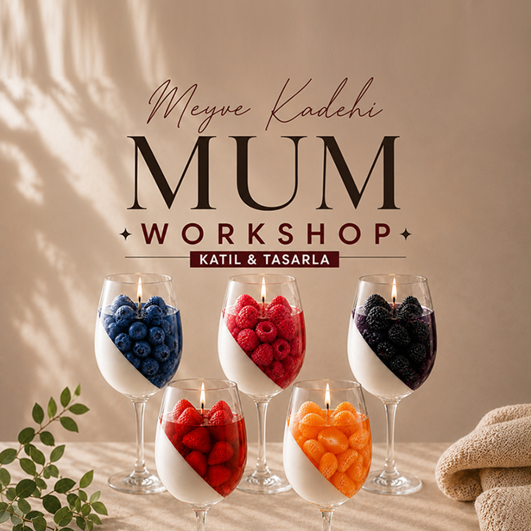 Meyve Kadehi Mum Workshop | Ankara Mum Atölyesi