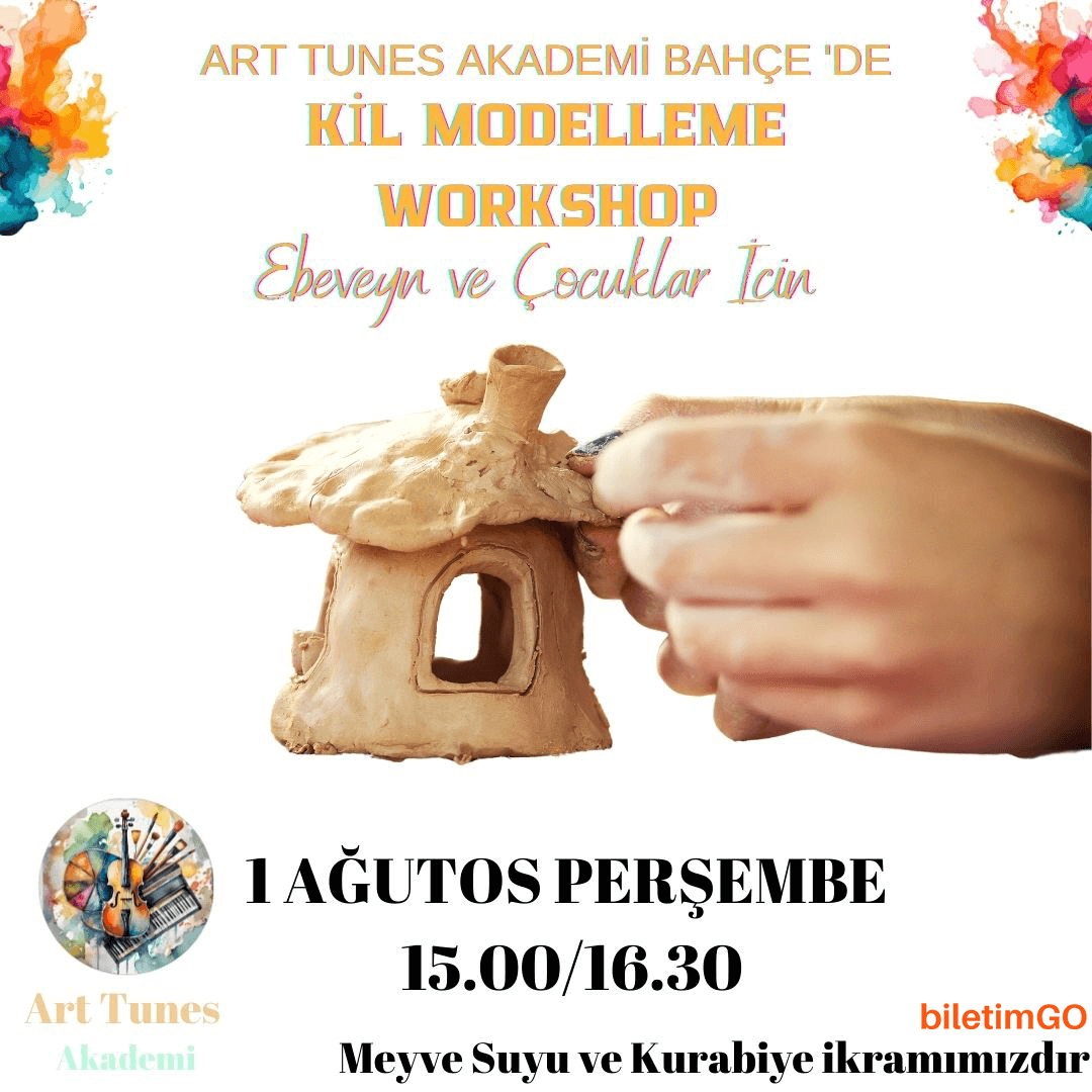 Meyve Suyu ve Kurabiye Eşliğinde Kil Modelleme Workshop