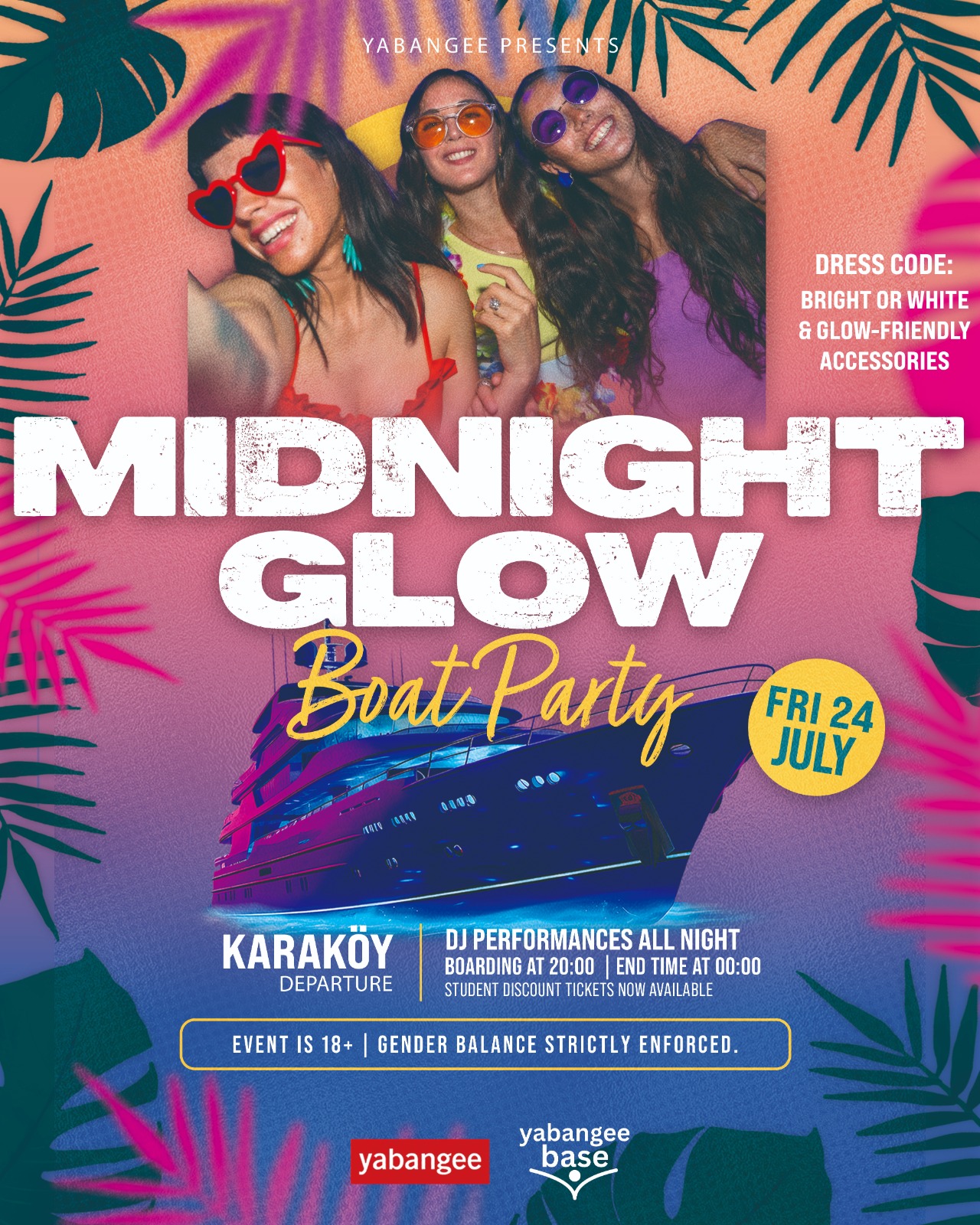 Midnight Glow Boat Party