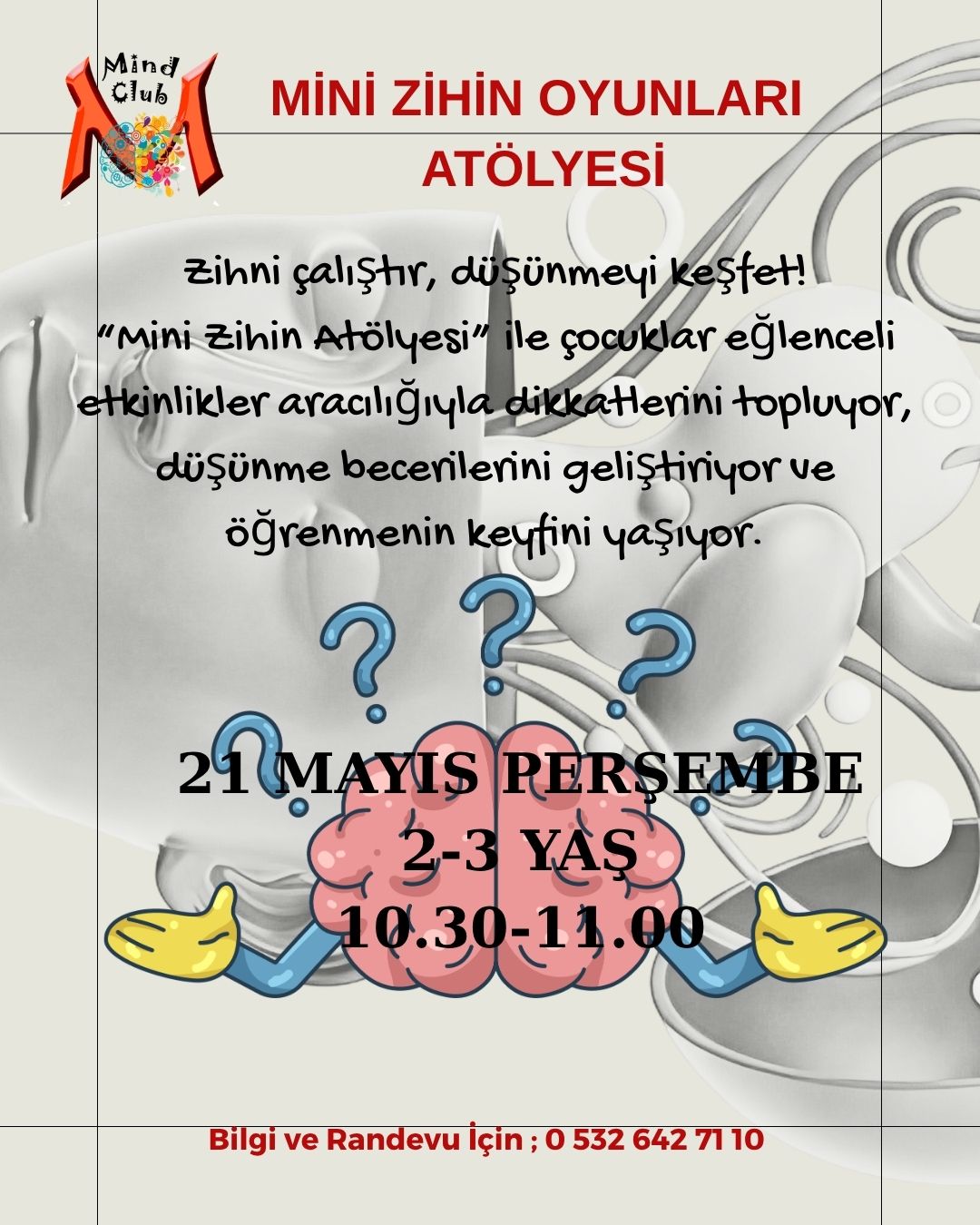 Mini Zihin Oyunları Atölyesi