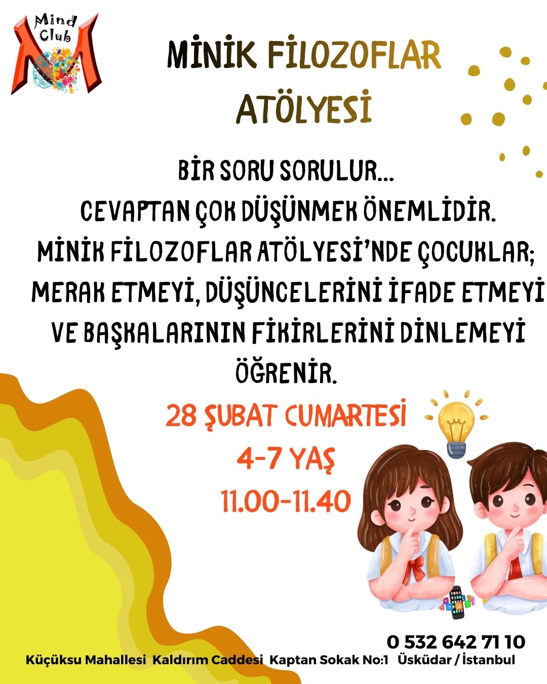 Minik Filozoflar Atölyesi