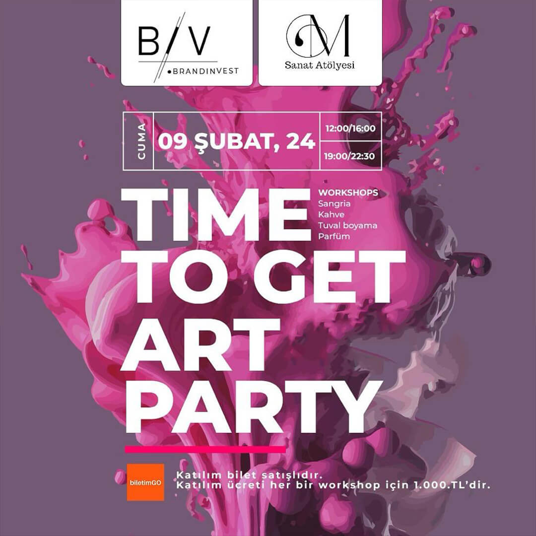 Mondrian Time to Get Art Party - Workshops