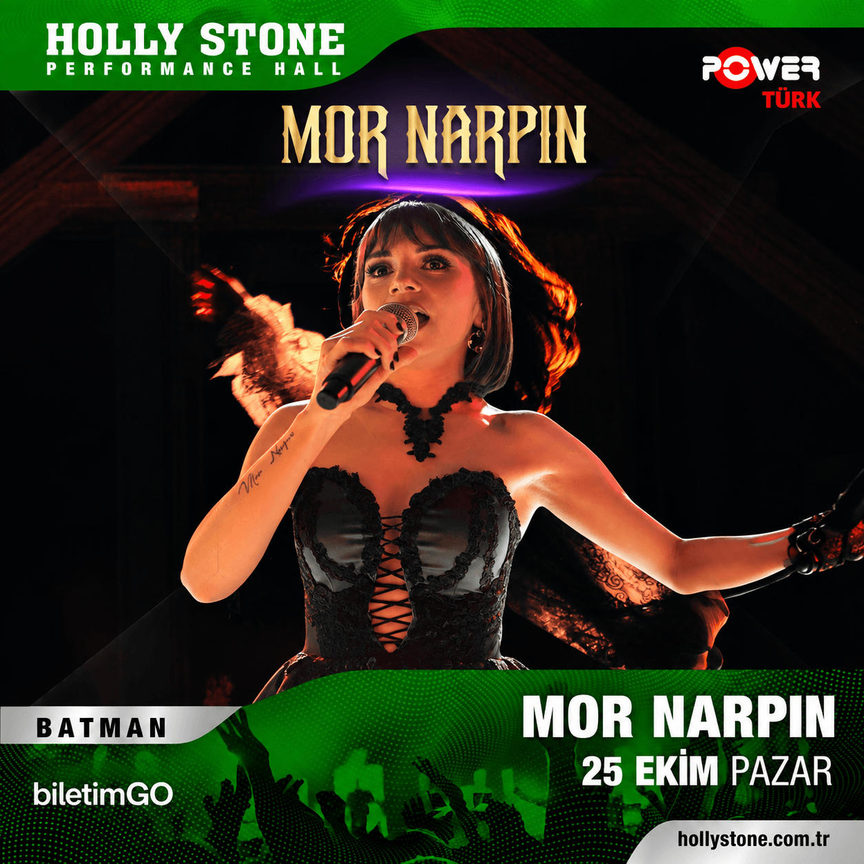 Mor Narpın Batman Konseri etkinlik afişi