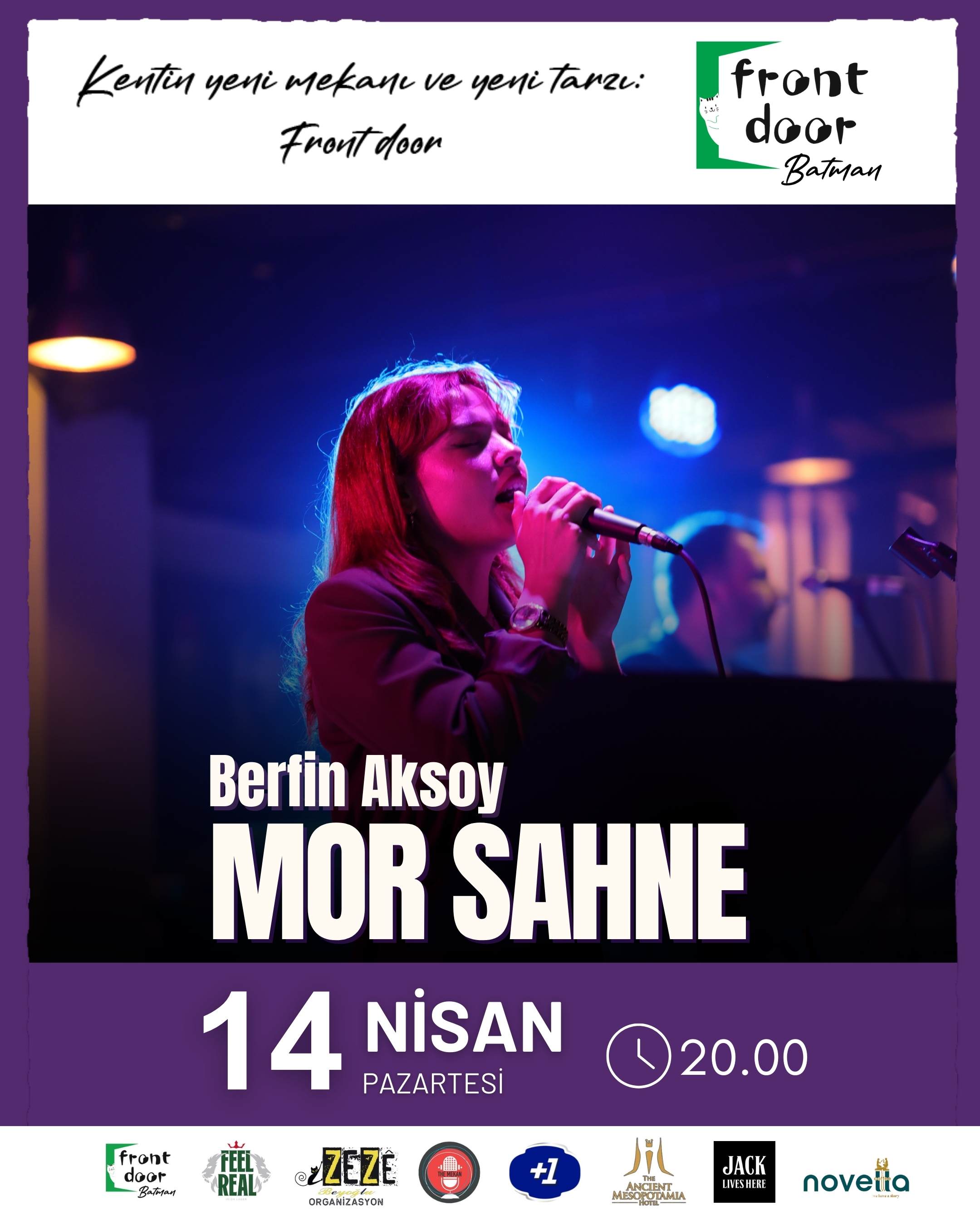 MOR SAHNE: BERFİN AKSOY KONSERİ / 14 NİSAN