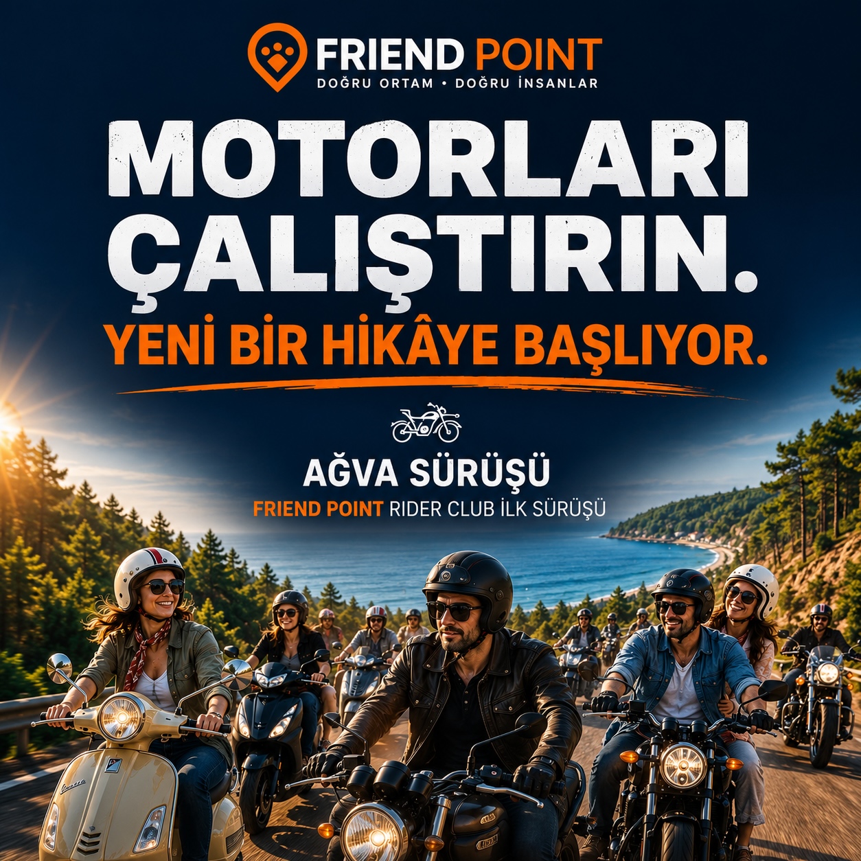 Motosiklet ile Ağva Gezisi | Friend Point Rider Club