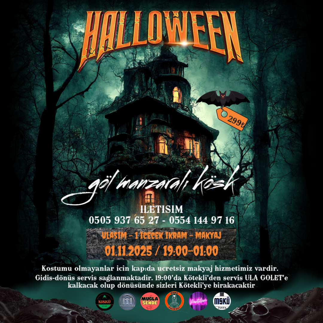 MUĞLANIN EN BÜYÜK HALLOWEEN PARTİSİ