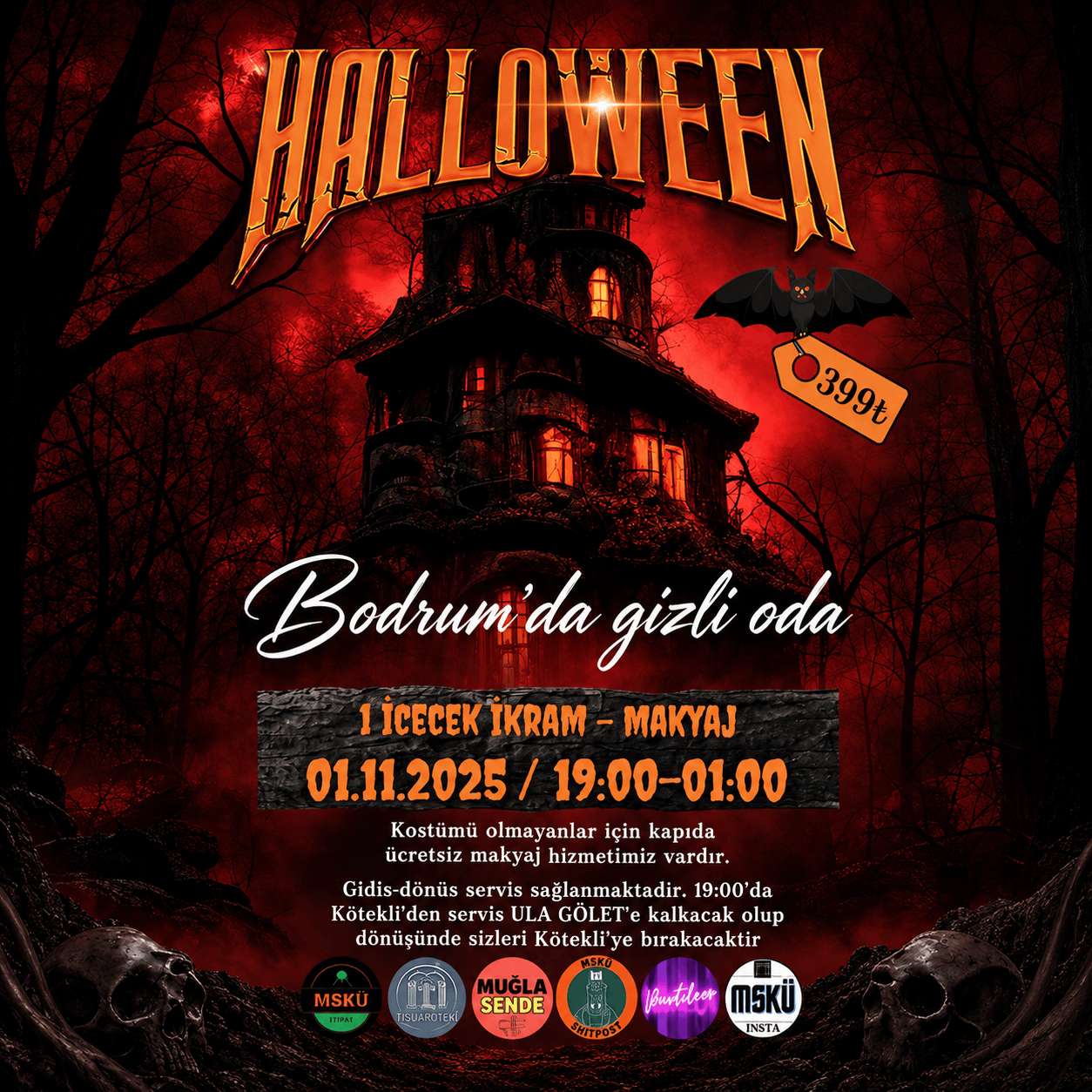 MUĞLANIN EN BÜYÜK HALLOWEEN PARTİSİ 2