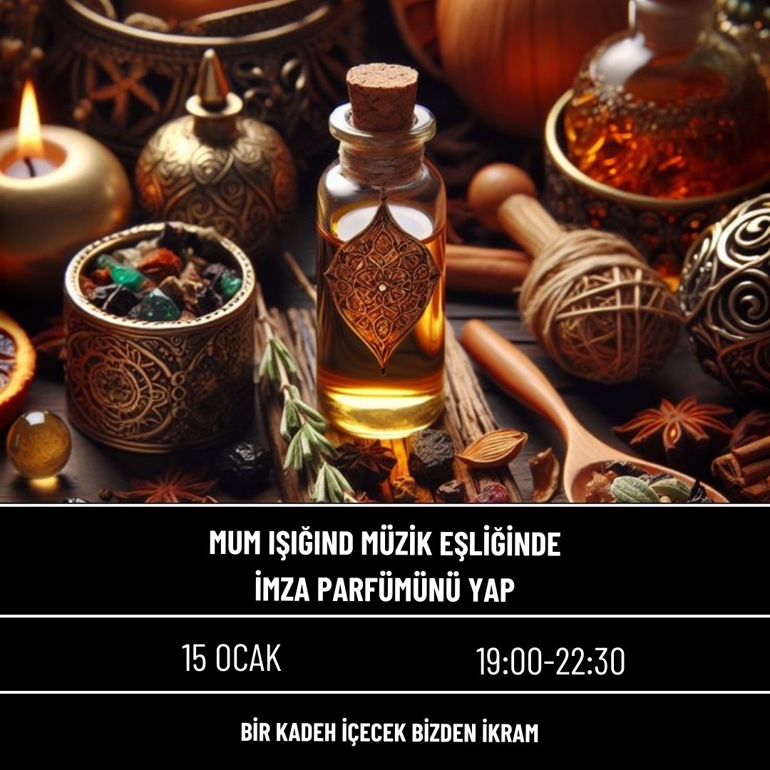 Mum Işığında Müzik Eşliğinde İmza Parfümünü Yap