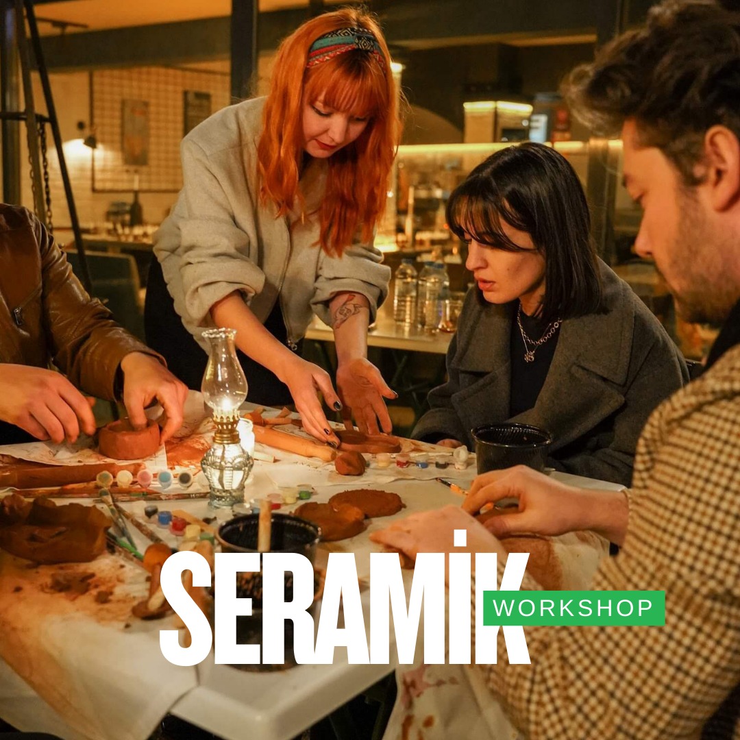 Mum Işığında Müzik Eşliğinde Seramik Etkinliği