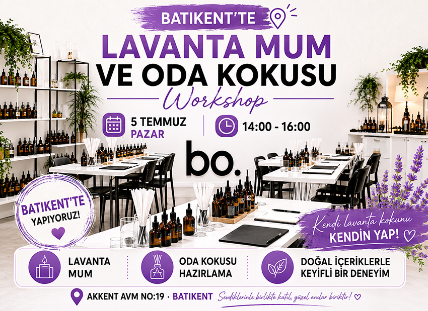 Mum & Oda Kokusu (Lavanta) Workshop