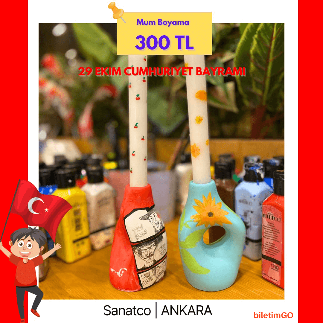 MUM + ŞAMDAN BOYAMA WORKSHOP KIZILAY 29 EKİM SALI