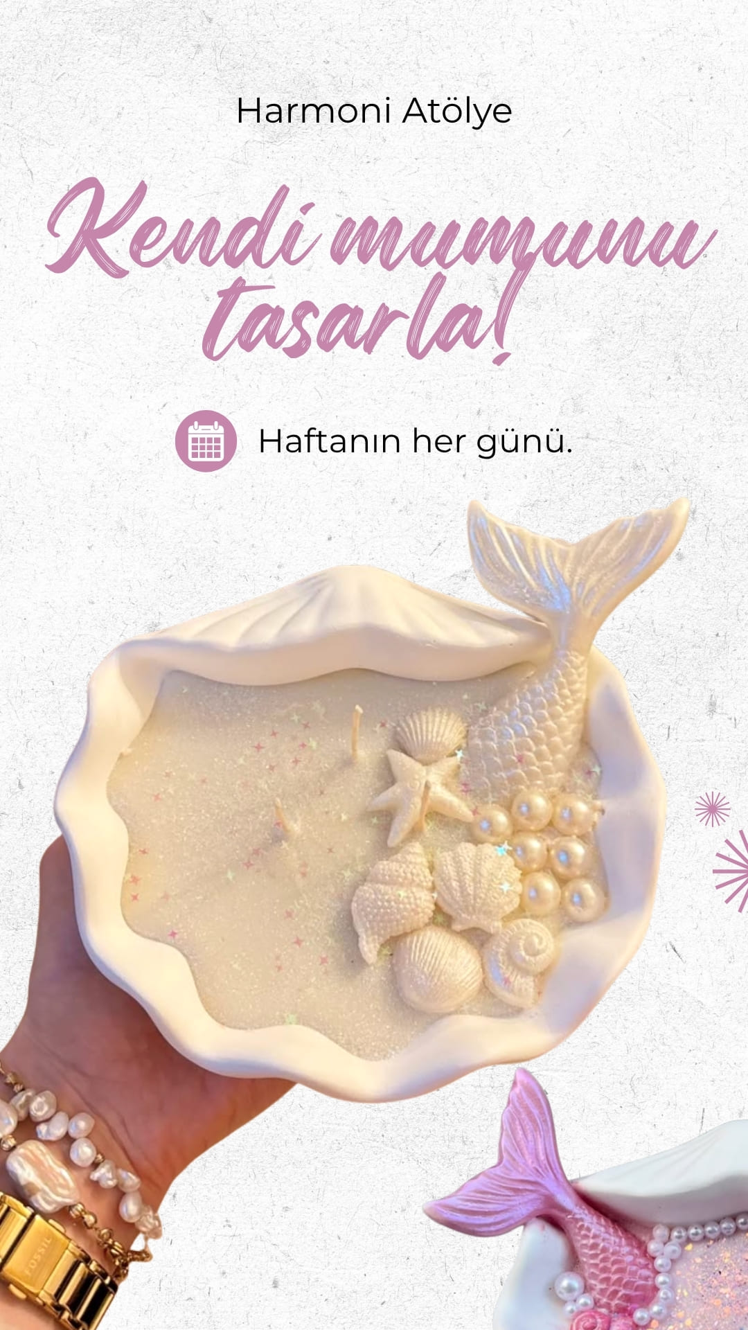 Mum Tasarlama Atölyesi - Ağustos