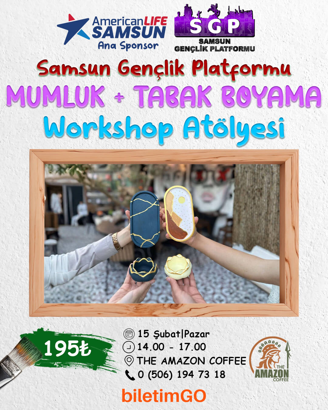 Mumluk + Tabak Boyama Workshop