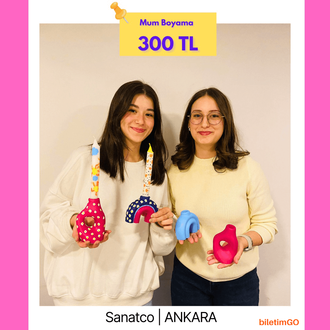 Mum+Şamdan Boyama Workshop 23 Ekim Çarşamba Kızılay
