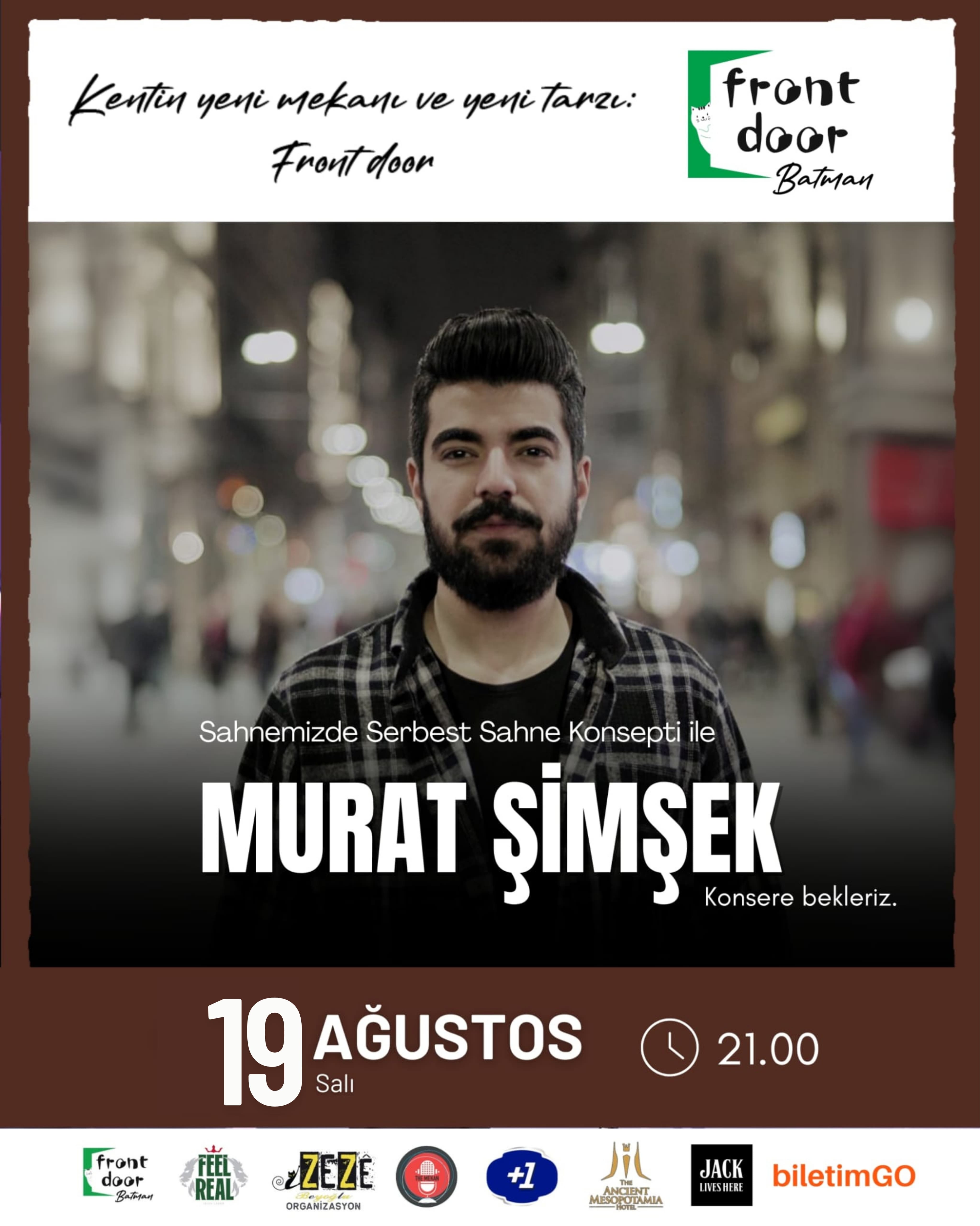 Murat Şimşek Front Door sahnesinde