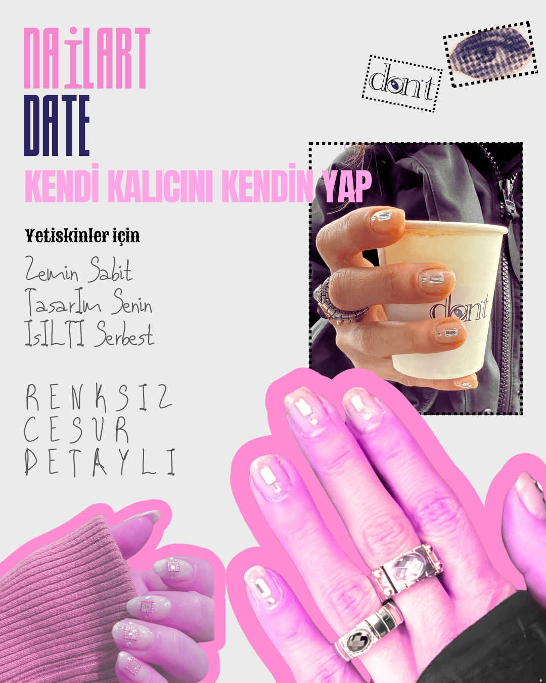 Nail Art Partisi-Kendi Kalıcı Ojeni Kendin Yap